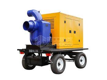 10寸防汛移動(dòng)泵車